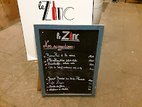 Restaurant le Zinc à Colmar menu