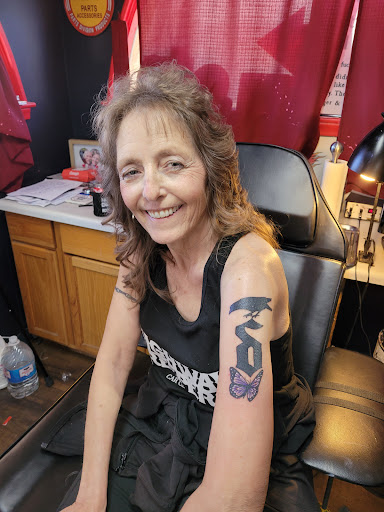 Explore tattoo letters ideas, creative tattoo ideas in Grand Island, available at Smokin Joes Tattoo
