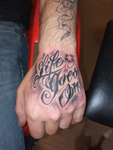 Explore mcr tattoo ideas, creative tattoo ideas in Monticello, available at Saints Tattoos