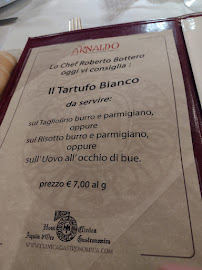Clinica Gastronomica Arnaldo à Rubiera menu