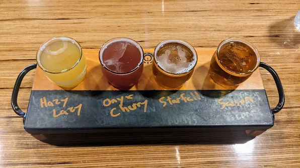 Craft beer at a brewery in Rancho Cordova California