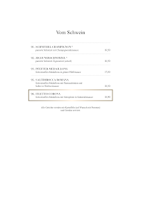 Restaurant italien Pizzeria und Gasthaus Zur Schlangenkrone (Schleife) à Schleife (le menu)