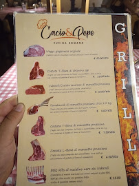Restaurant Cacio & Pepe - cucina romana à Palermo (la carte)