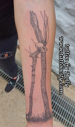 Explore grapevine tattoo ideas, creative tattoo ideas in Lockport, available at Tattoo City by Larry Brogan