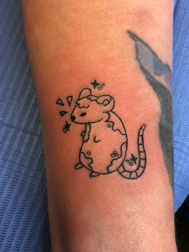 Explore jack and sally tattoo ideas, creative tattoo ideas in Harrisonburg, available at Liberty Street Tattoos