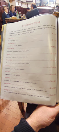 Antica Pizzeria Est Est Est à Rome carte