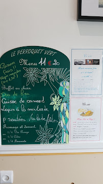 Menu / carte de Le Perroquet Vert à Saint-Malo