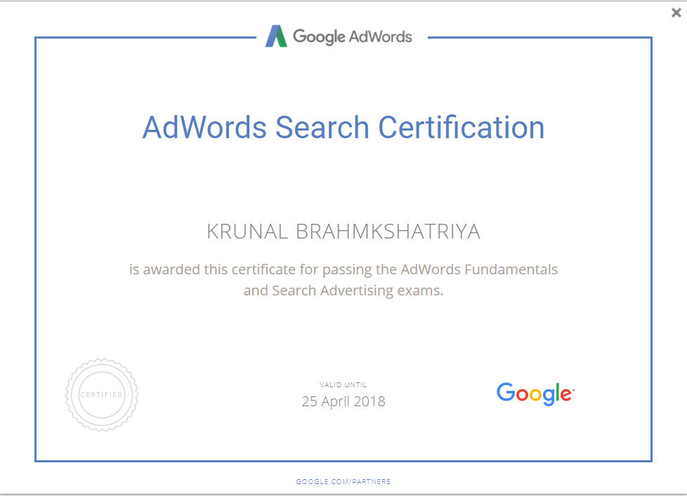 SEO, Digital Marketing Trainer & Consultant - Krunal Brahmkshatriya