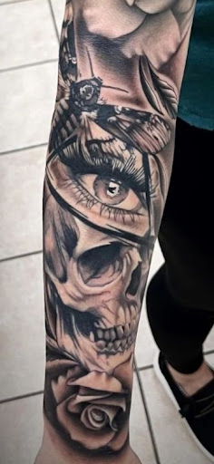 Explore hippo tattoo ideas, creative tattoo ideas in Mesa, available at Ranger Tattoo & Piercing