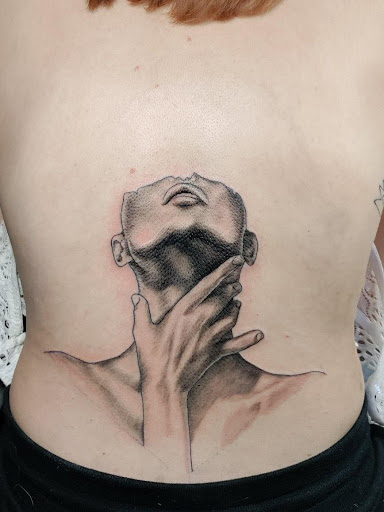 Explore mens calf tattoo ideas, creative tattoo ideas in Pocatello, available at Into You Piercing and Tattoo