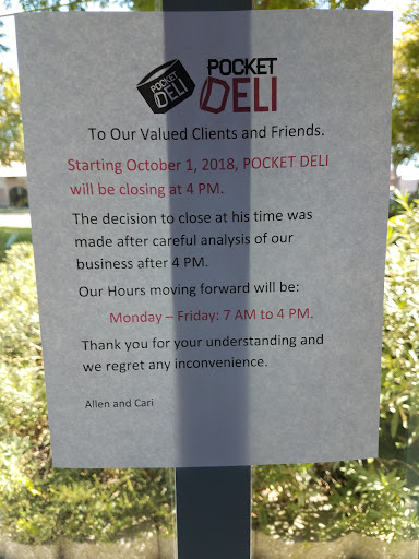 Deli «Pocket Deli», reviews and photos, 11210 Sun Center Dr, Rancho Cordova, CA 95742, USA
