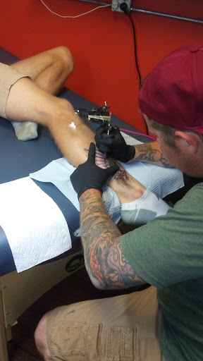 Explore side arm tattoo ideas, creative tattoo ideas in Saraland, available at Exit 13 Tattoo