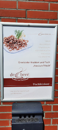 Restaurant de poisson Fischrestaurant de Beer Greetsiel à Krummhörn - menu / carte