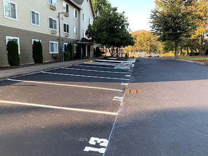 I Love Stripers Incorporated - Parking lot striping pavement marking - Roseburg, Oregon