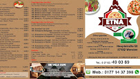 Menu du Pizzeria Etna Wenden à Wenden