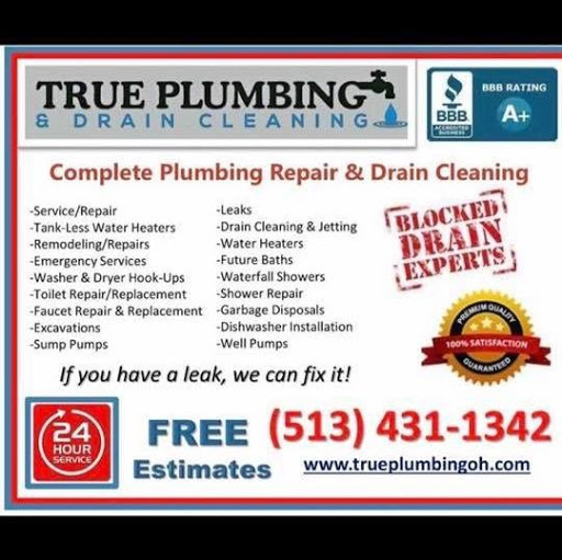 Plumber «True Plumbing & Drain Cleaning», reviews and photos, 102 Palm Springs Dr, Fairfield, OH 45014, USA
