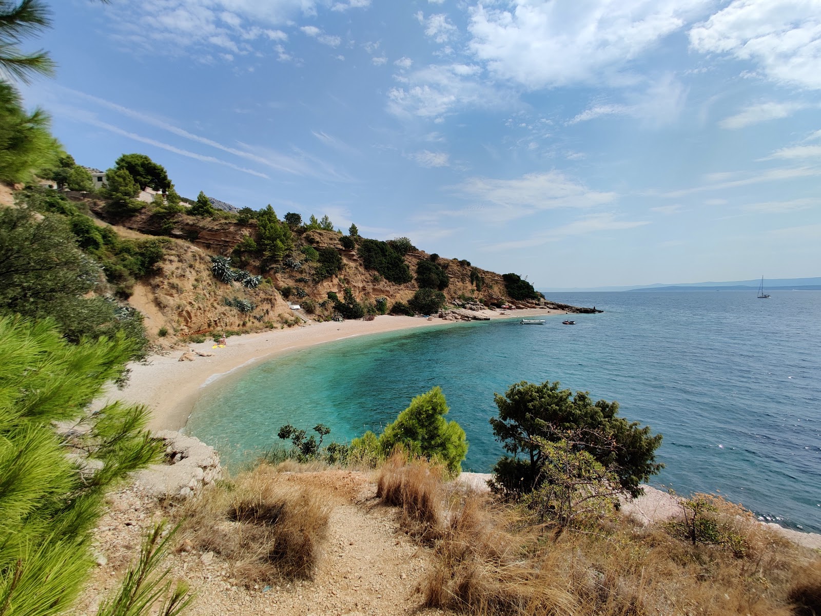 Foto af Romantic beach med turkis rent vand overflade