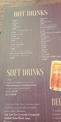 Restaurant italien Rifugio Col Pradat à Calfosch - menu / carte