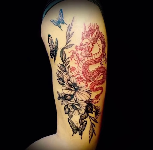 Explore name tattoo ideas for guys, creative tattoo ideas in Newfield, available at Parabellum Tattoo Studio