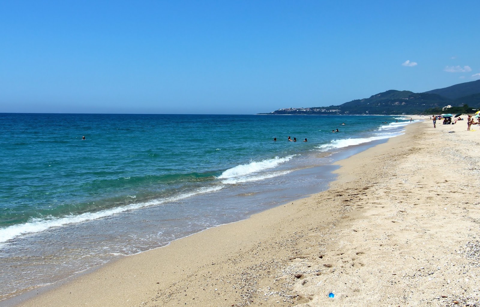 Foto von Kanali beach mit lange bucht