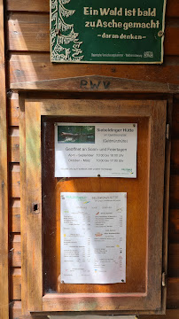 Menu du Siebeldinger Hütte à Siebeldingen