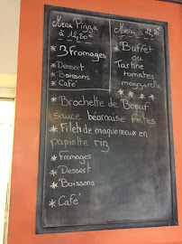 Restaurant dansant L'episphère à Yffiniac (le menu)