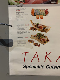 Restaurant japonais Takara à Villemomble - menu / carte