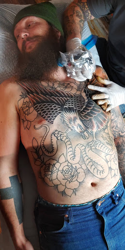 Explore small bee tattoo ideas, creative tattoo ideas in Eureka, available at WESTSLOPE TATTOO