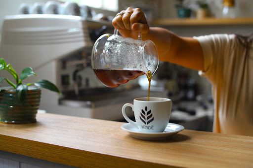 Logo da empresa - Verdê Cafés - Mercês