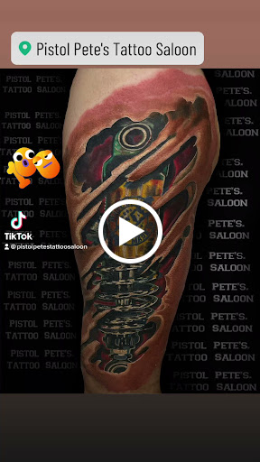 Explore joker and harley quinn tattoo ideas, creative tattoo ideas in Arlington, available at Pistol Petes Tattoo Saloon