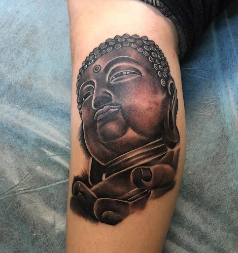 Explore tattoo ideas space liquid tattoo, creative tattoo ideas in Stockton, available at Stockton Tattoo & Piercing