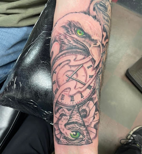 Explore deltoid tattoo ideas, creative tattoo ideas in Waterloo, available at Eternal Ink Tattoos inc