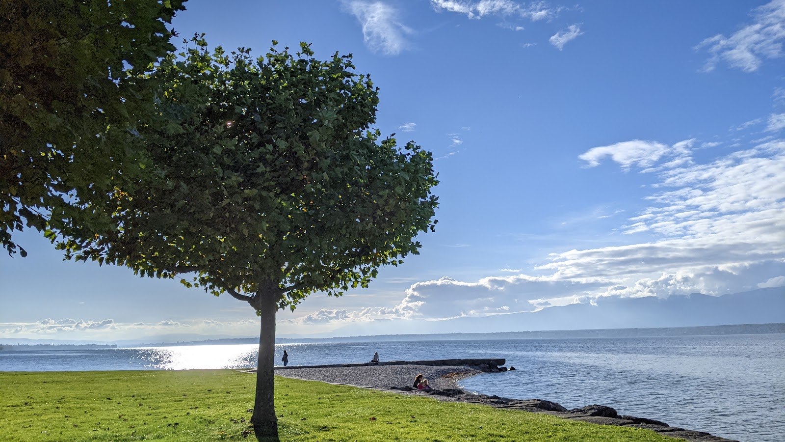 Foto af Plage de Camping d'Hermance faciliteter område