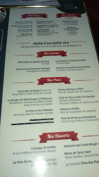 Restaurant Les Platanes à Anglet menu