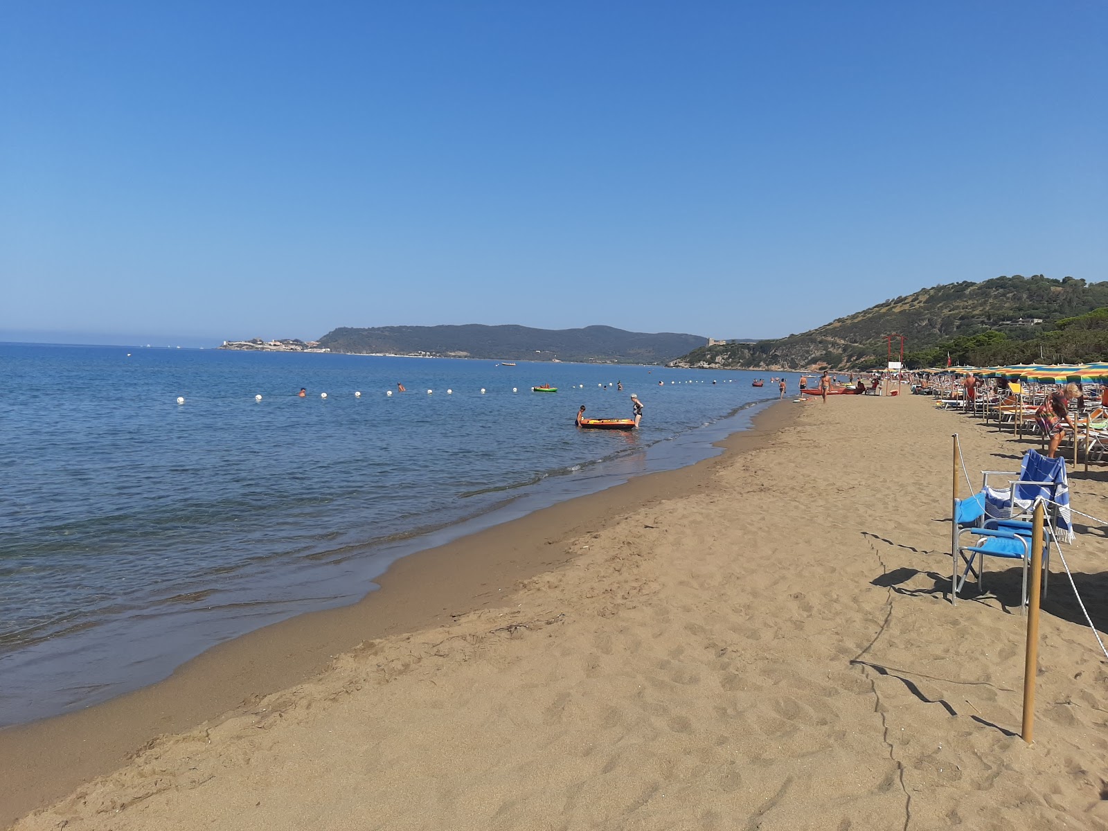 Fotografie cu Spiaggia Dell'Osa zonele de facilități