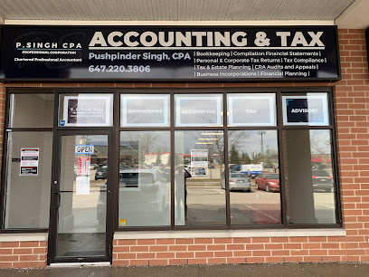 PSingh CPA Professional Corporation | Kitchener-Waterloo Tax Advisor