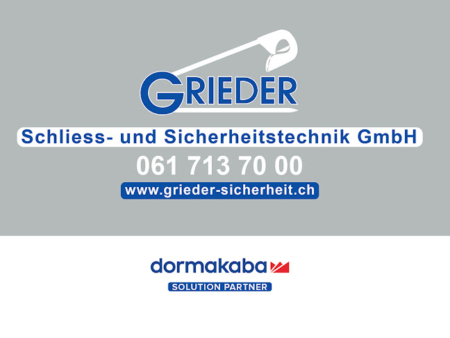 Rezensionen über GRIEDER Schliess- und Sicherheitstechnik GmbH - Schliessanlagen, Einbruchschutz Baselland in Reinach - Schlüsseldienst