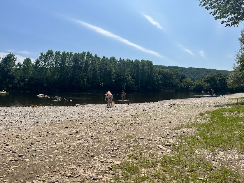 Plage de la Dordogne à Siorac-en-Périgord