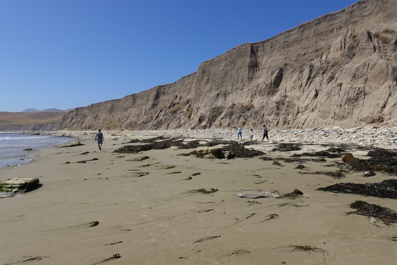 Photo of Jalama Beach backed by cliffs