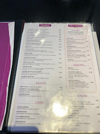 Best of India à Paris menu