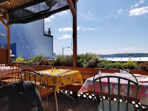 Summer terraces in Seattle