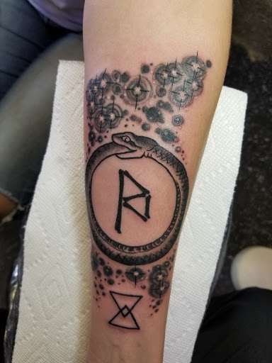 Explore small mountain tattoo ideas, creative tattoo ideas in Lincoln, available at Iron Brush Tattoo