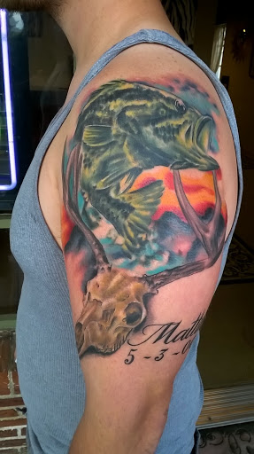 Explore good shoulder tattoo ideas, creative tattoo ideas in Eugene, available at Ritual tattoo