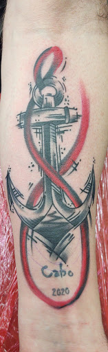 Explore cover up tattoo ideas for names, creative tattoo ideas in Grand Forks, available at Blaq Taffy Tattoo