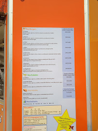 Carte du Bla bla Burgers à Saint-Julien-les-Rosiers