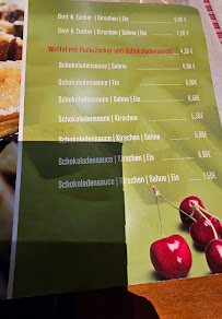Treffpunkt Cafeteria-Brasserie à Willingen menu