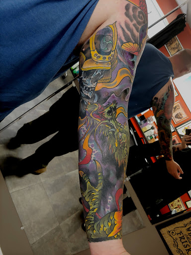 Explore monopoly man tattoo ideas, creative tattoo ideas in Gadsden, available at Sacred Art Tattoo Company