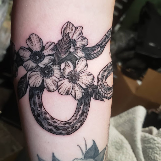Explore angel halo tattoo ideas, creative tattoo ideas in Lagrangeville, available at Black Cherry Tattoo Studio NY