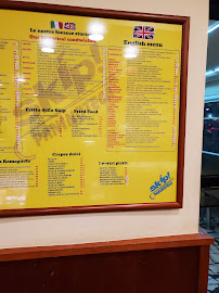 Menu du Skip à Tirrenia