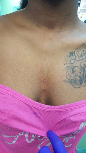 Explore cover up tattoo ideas on thigh, creative tattoo ideas in Ogden, available at Unhinged Tattoos & Piercing